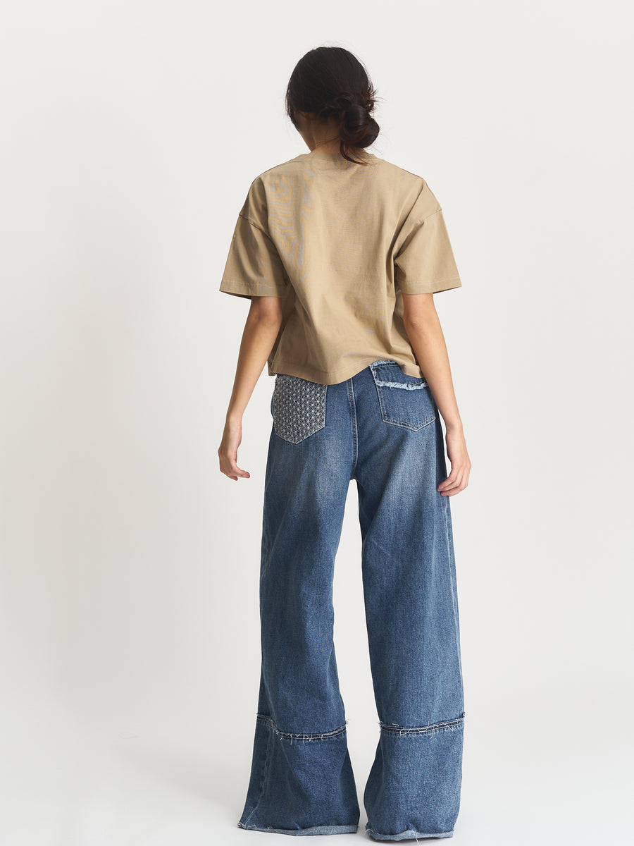 AMATERAS logo Tee / Flax (beige)