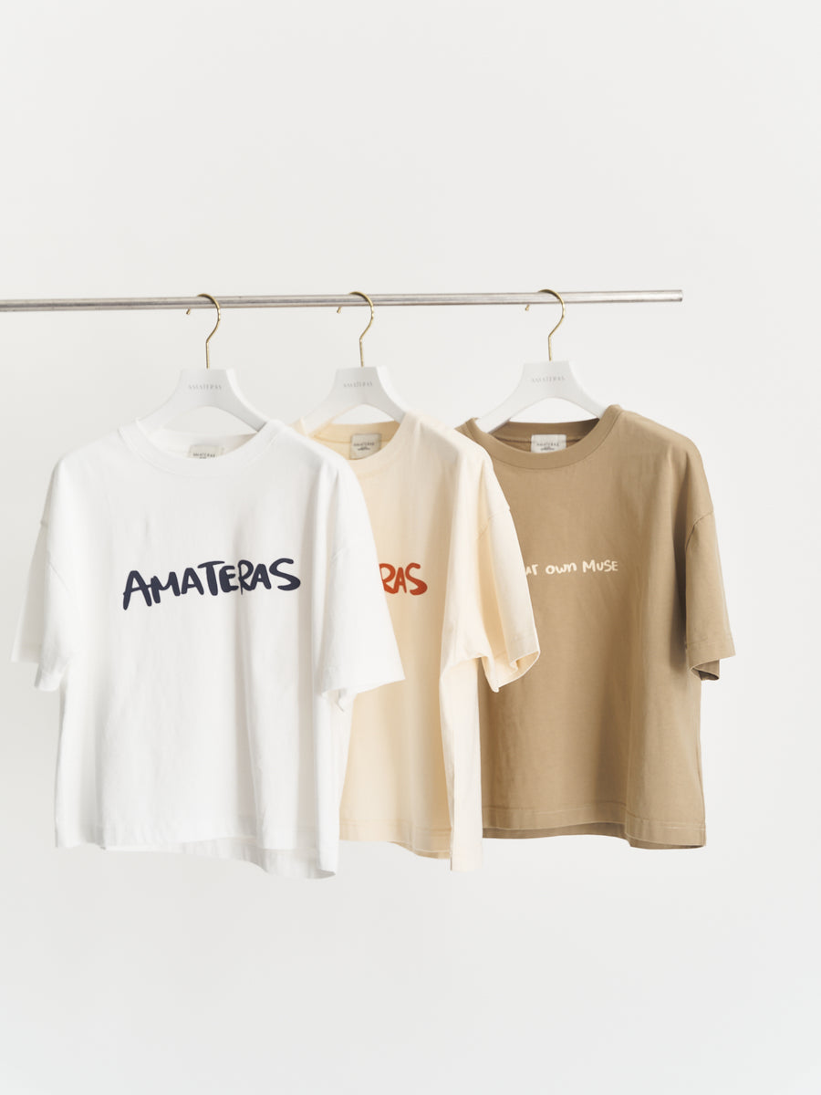 AMATERAS logo Tee / 胡粉(white)