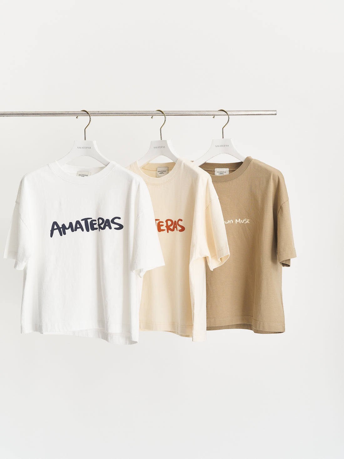 AMATERAS logo Tee / 胡粉(white)