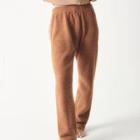 rich feather knit pants / 枯茶(brown)