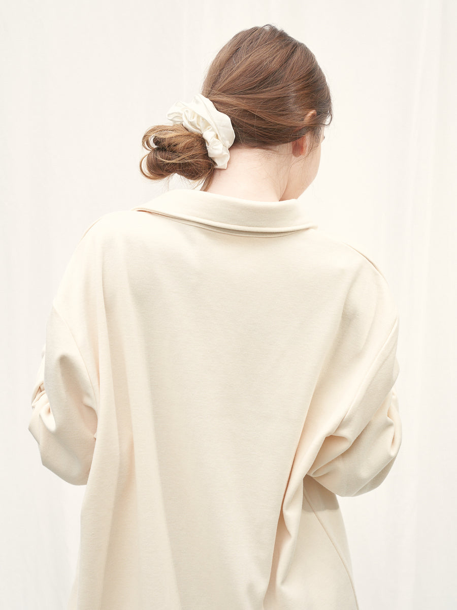 rich collared boyfriend shirt