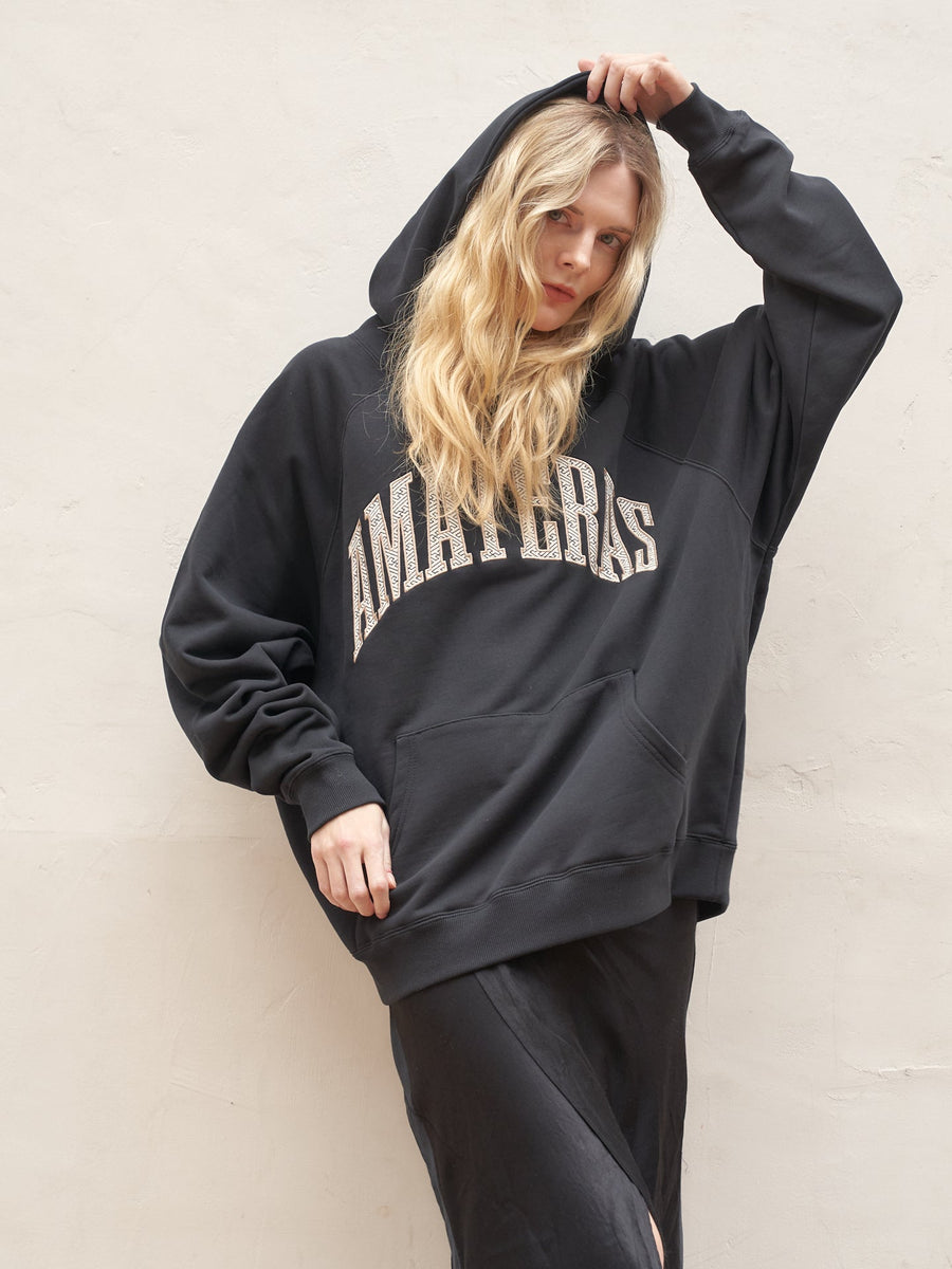 Basic volume 和柄 hoodie