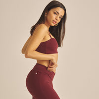 【COMING SOON】Maple Cross Bra / 葡萄茶(burgundy)