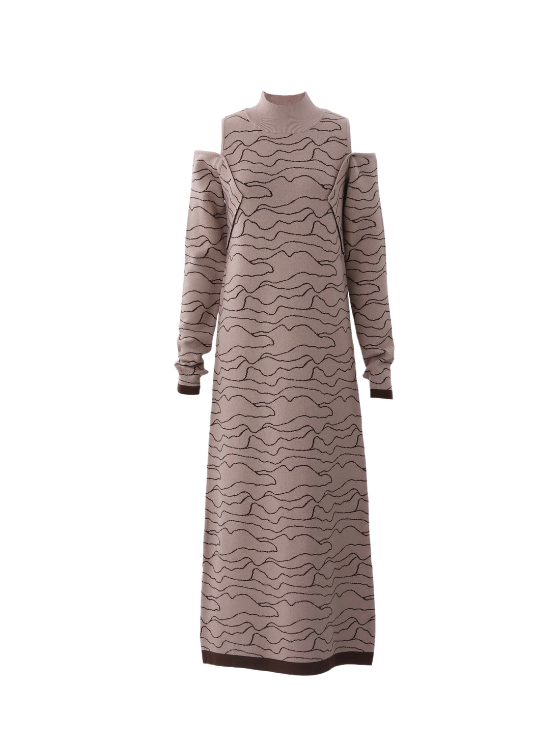 two way pattern knit onepiece