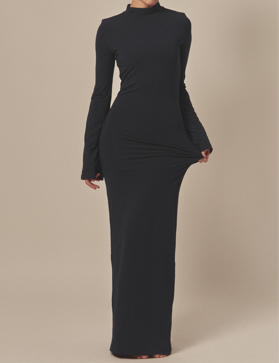 AuraFit Padded Maxi Dress / 濃藍(navy)