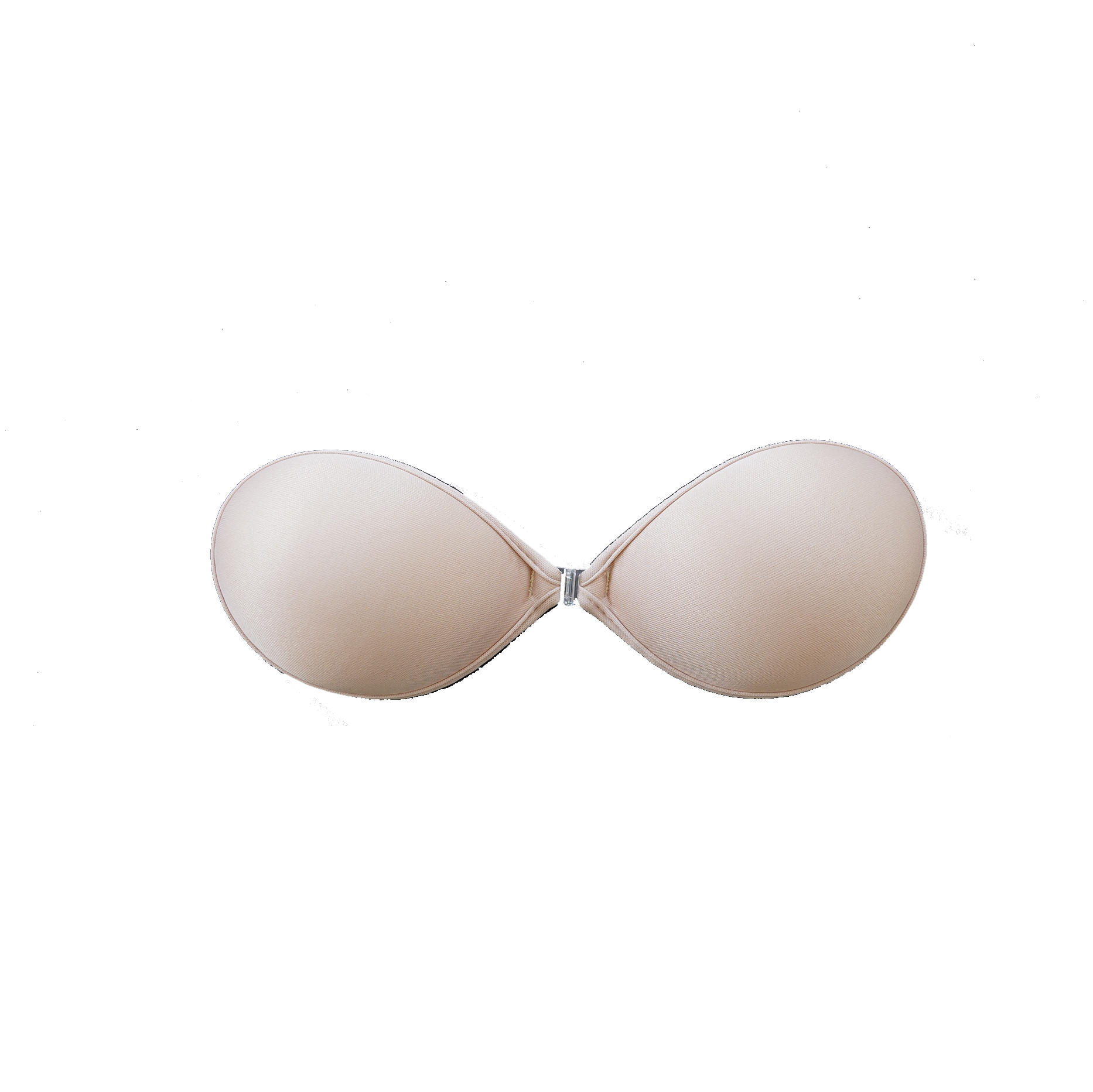 naked satin push-up bra / flax (beige)
