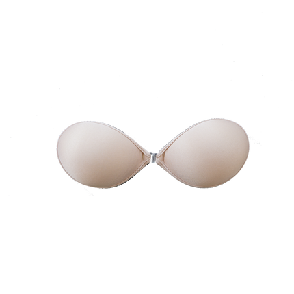 naked satin push-up bra / flax (beige)
