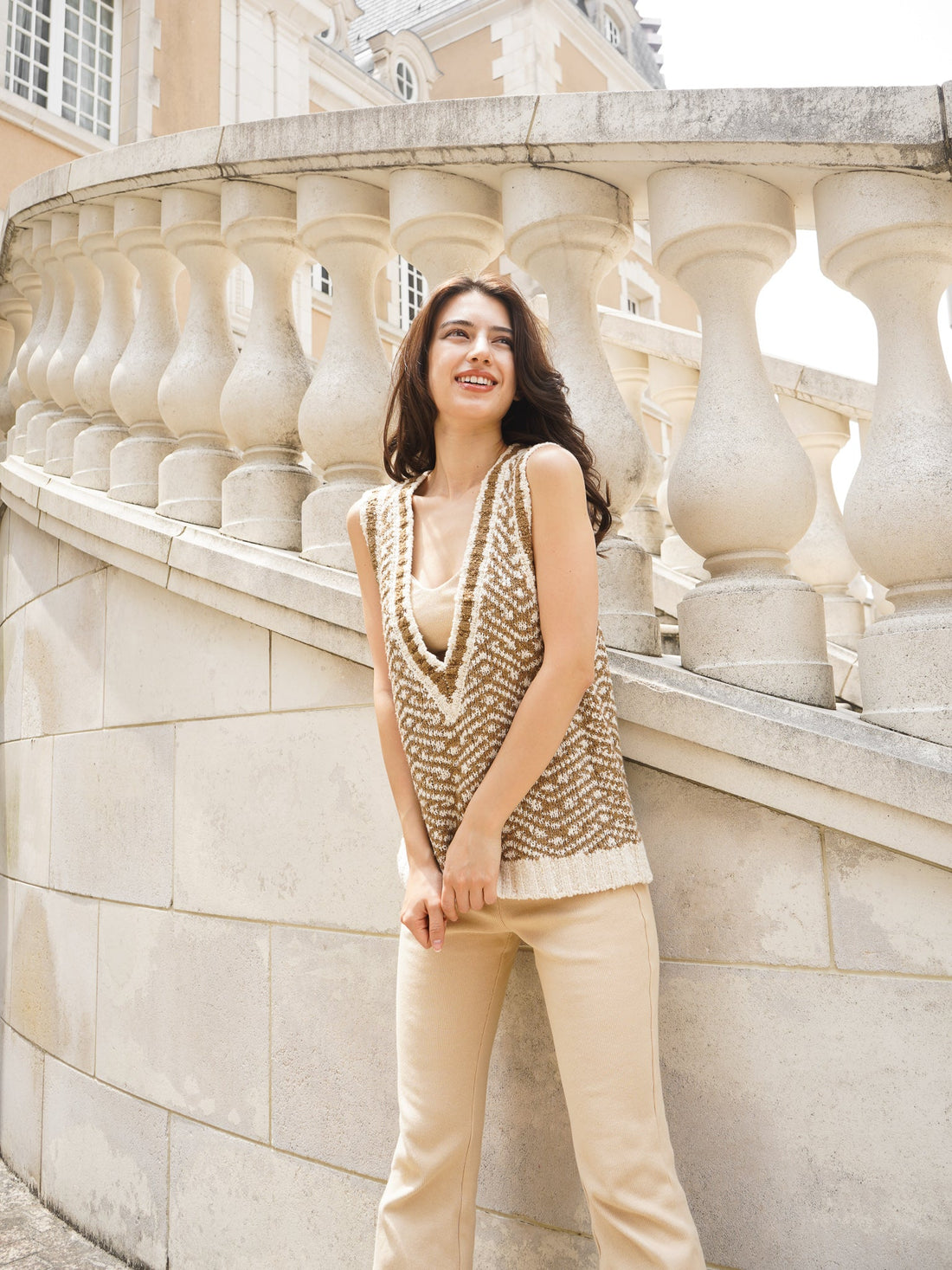 rib fit flare pants