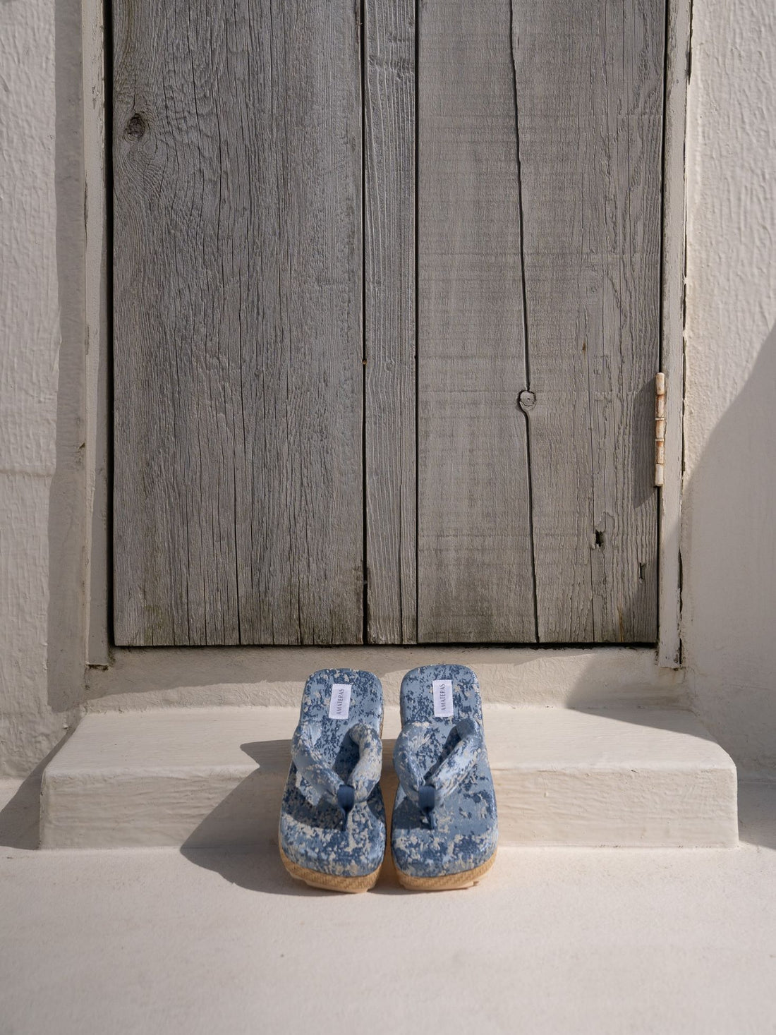 travel geta sandal / 白花 (ivory)