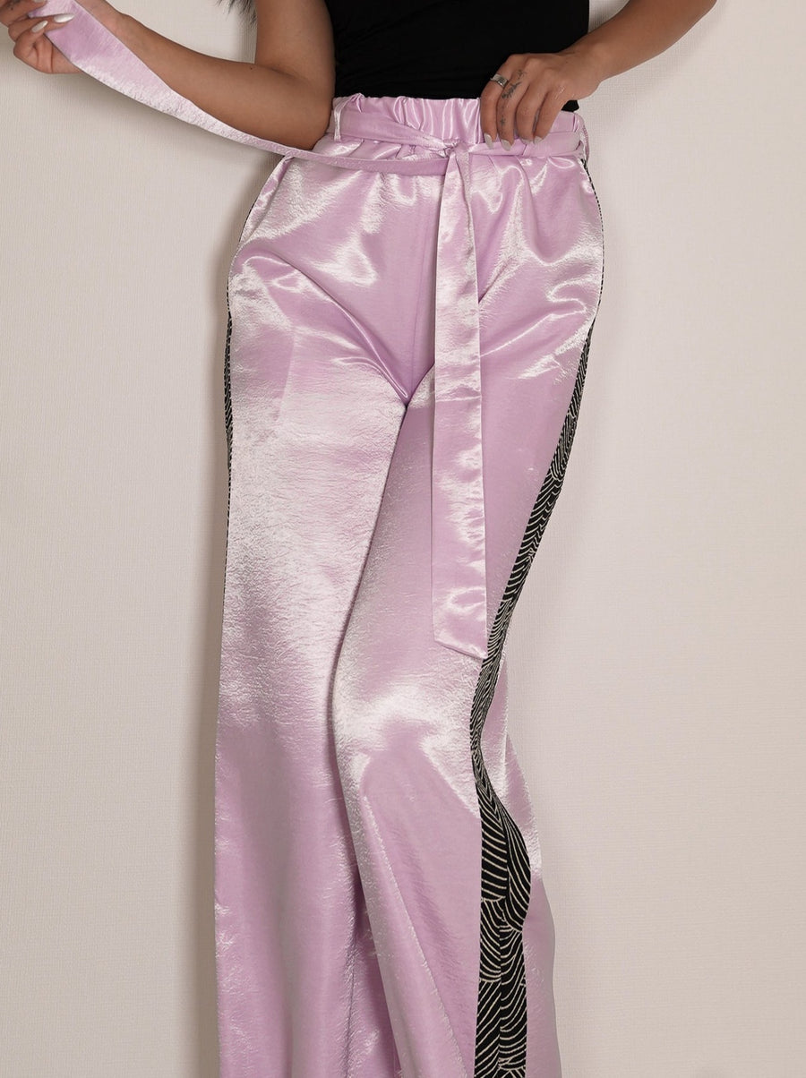 signature wagara sideline pants 24 / 桃色(pink purple)