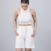 classic breeze shorts / 胡粉(white)