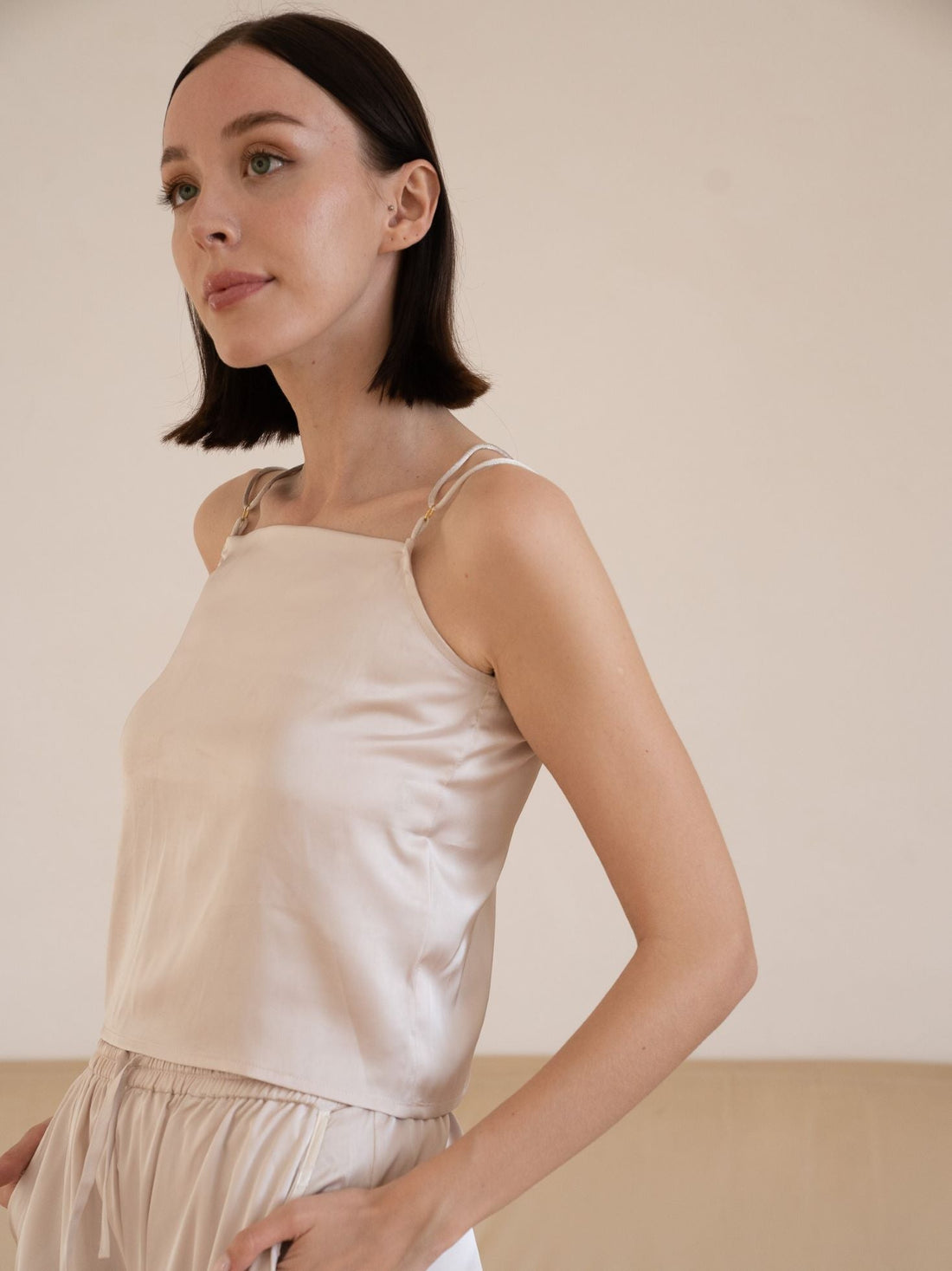 classic georgette satin camisole