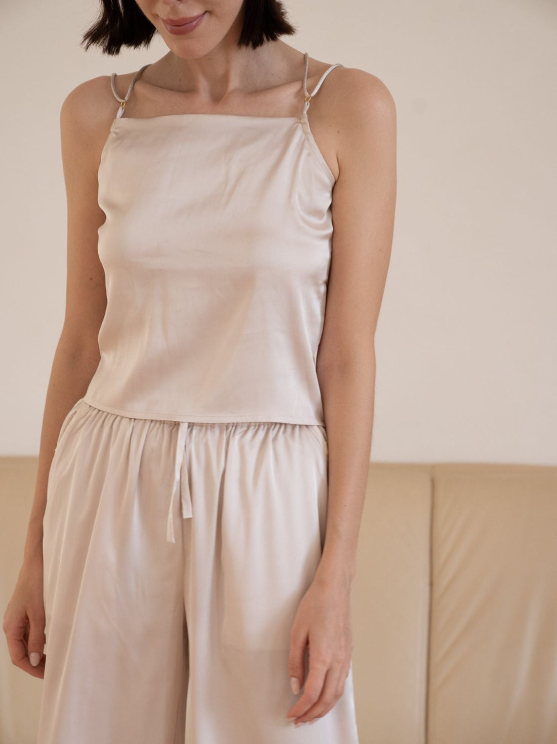 classic georgette satin camisole