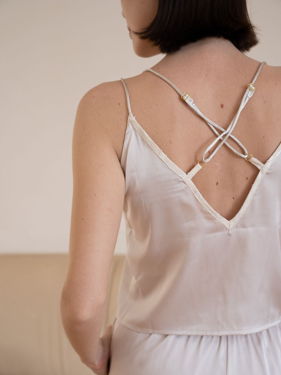 classic georgette satin camisole