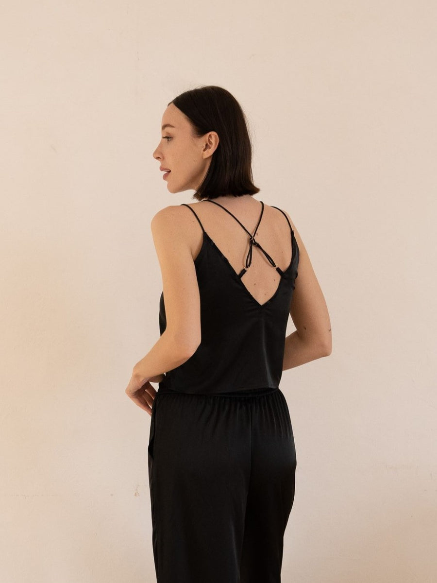 classic georgette satin camisole