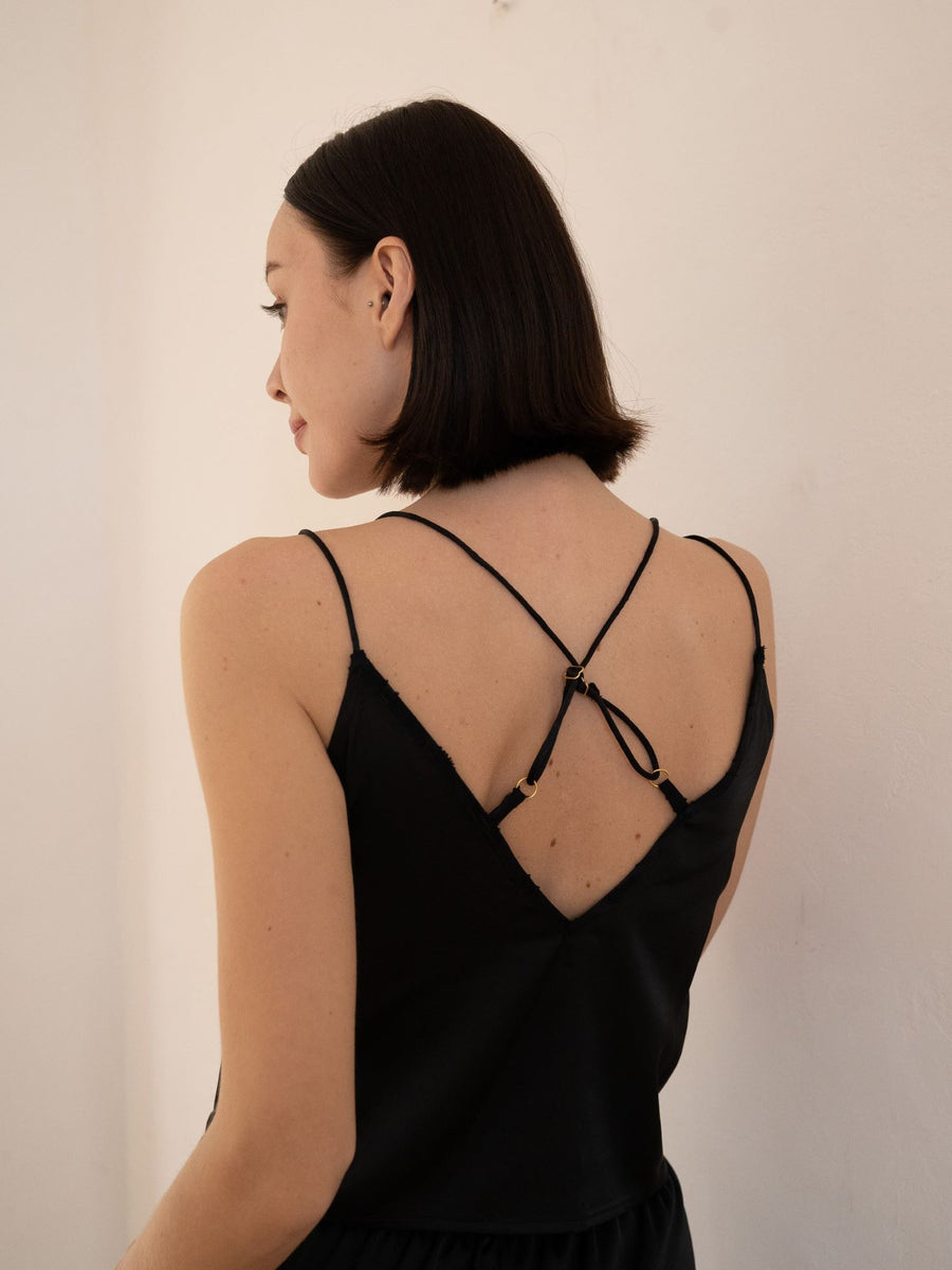 classic georgette satin camisole