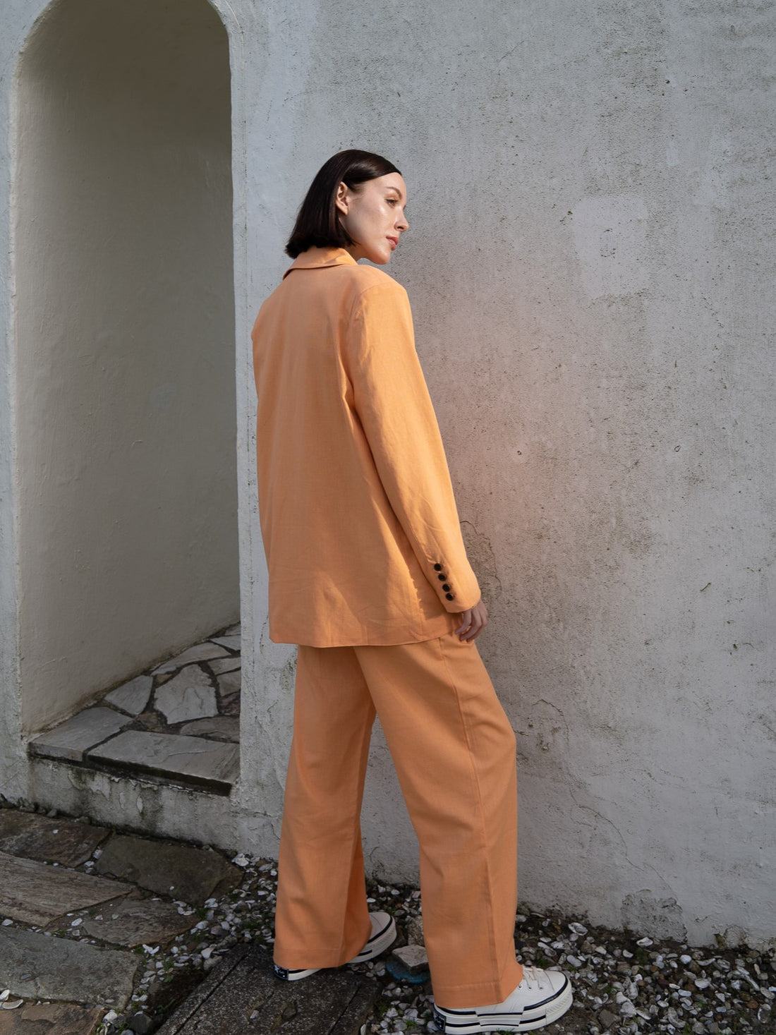 oriental linen jacket