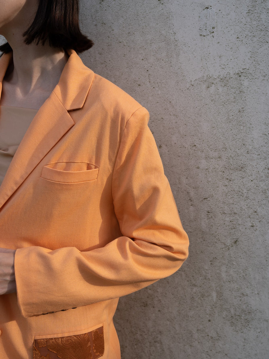 oriental linen jacket