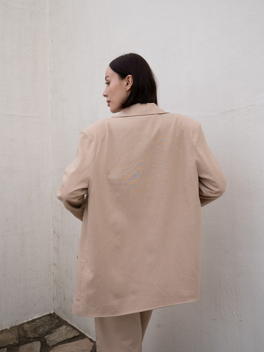 oriental linen jacket