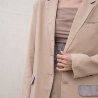 oriental linen jacket