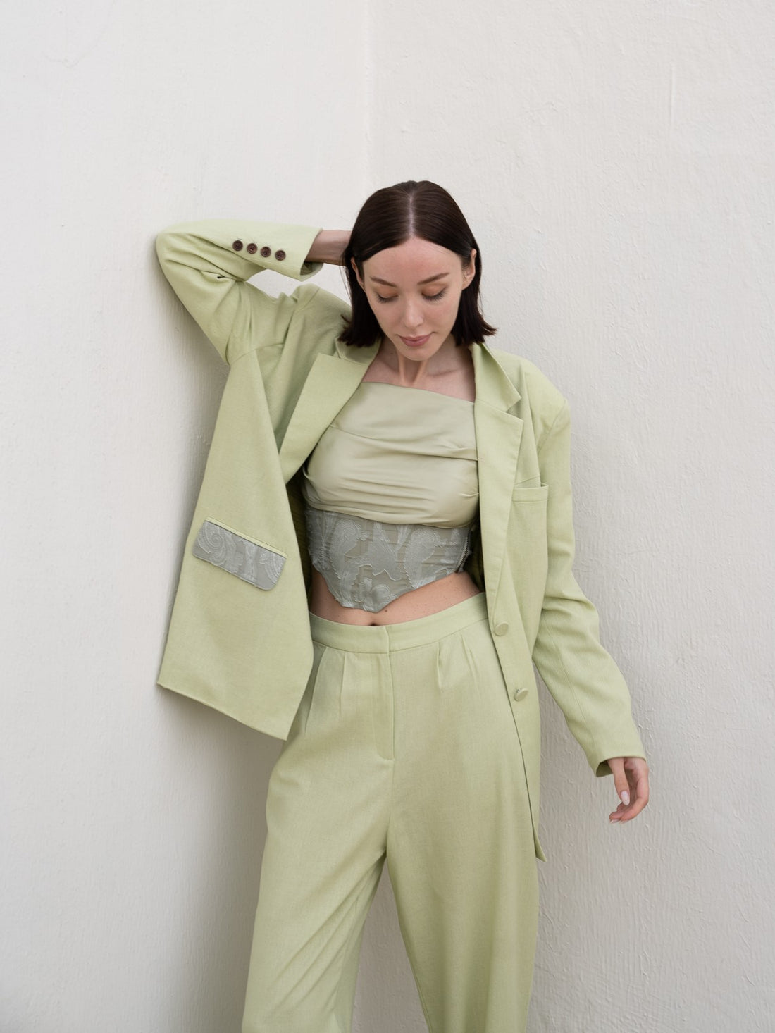 oriental linen jacket