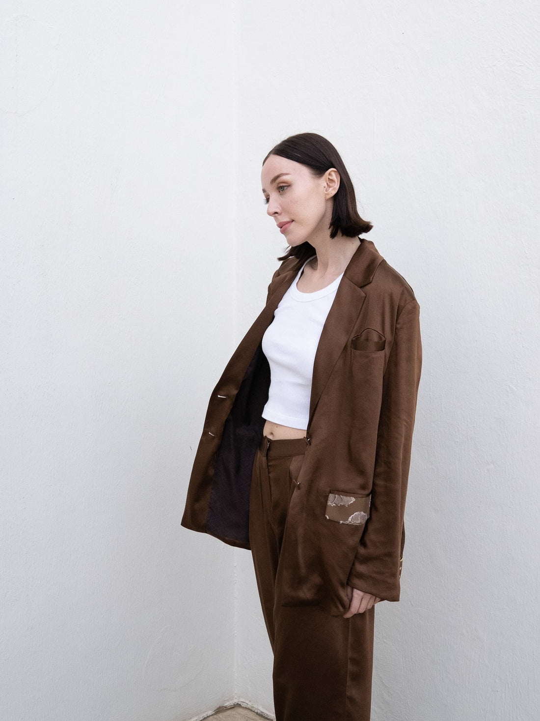 oriental satin jacket