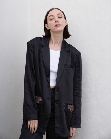 oriental satin jacket