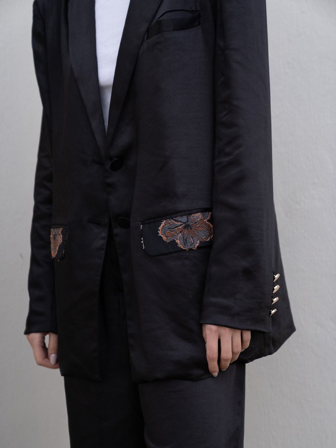 oriental satin jacket
