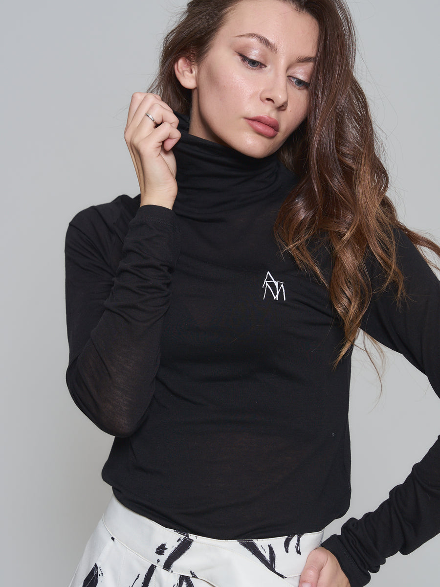 seamless turtle top / beige