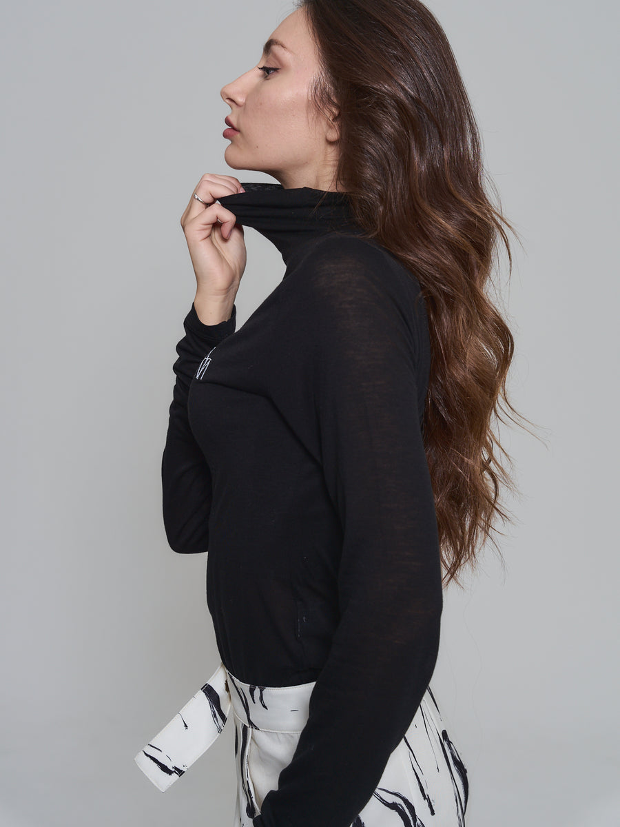 seamless turtle top / beige