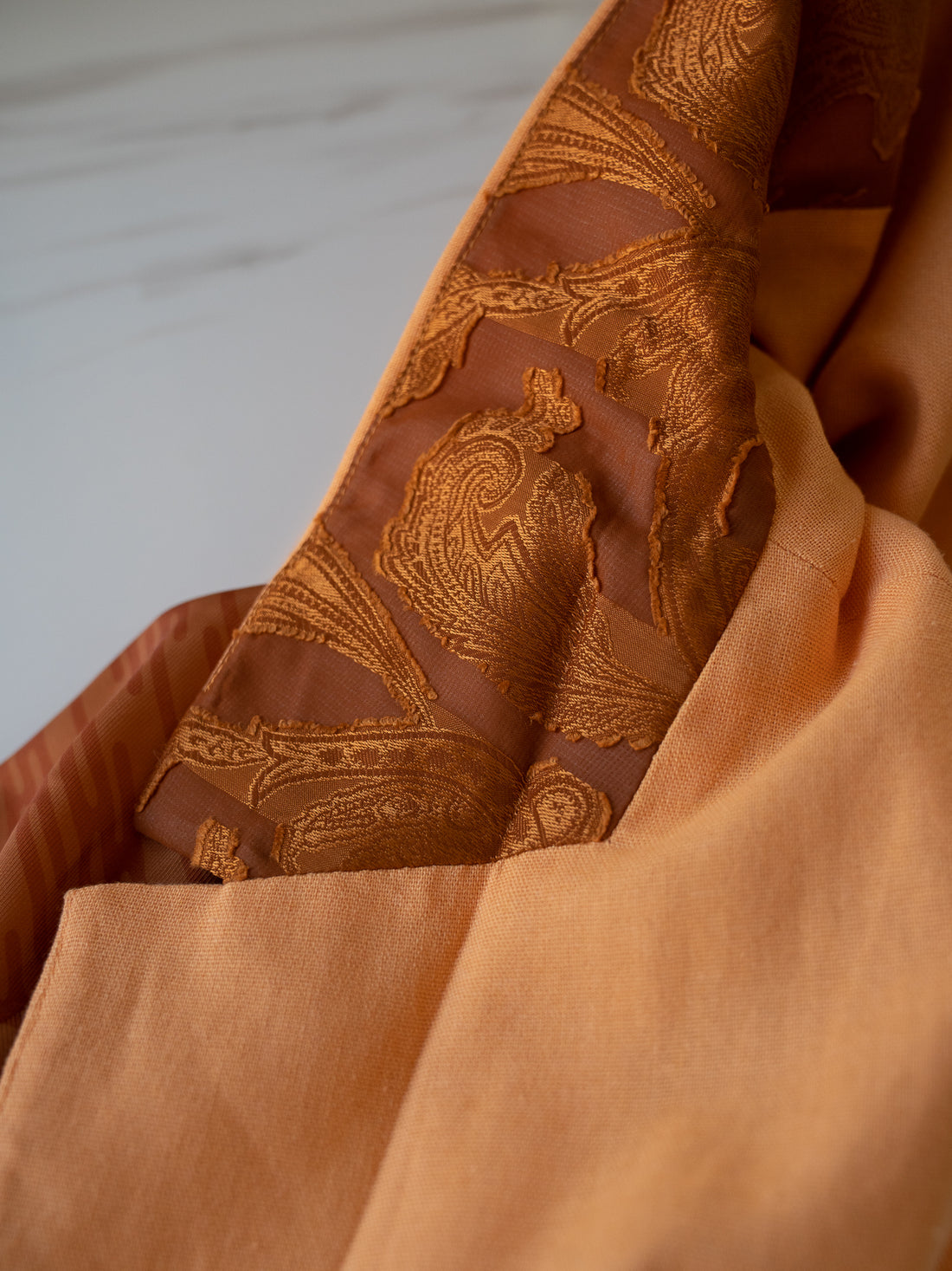 oriental linen jacket / 琥珀(light orange)