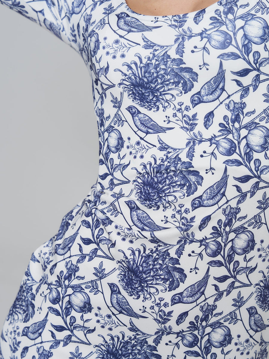 elegant square neck dress