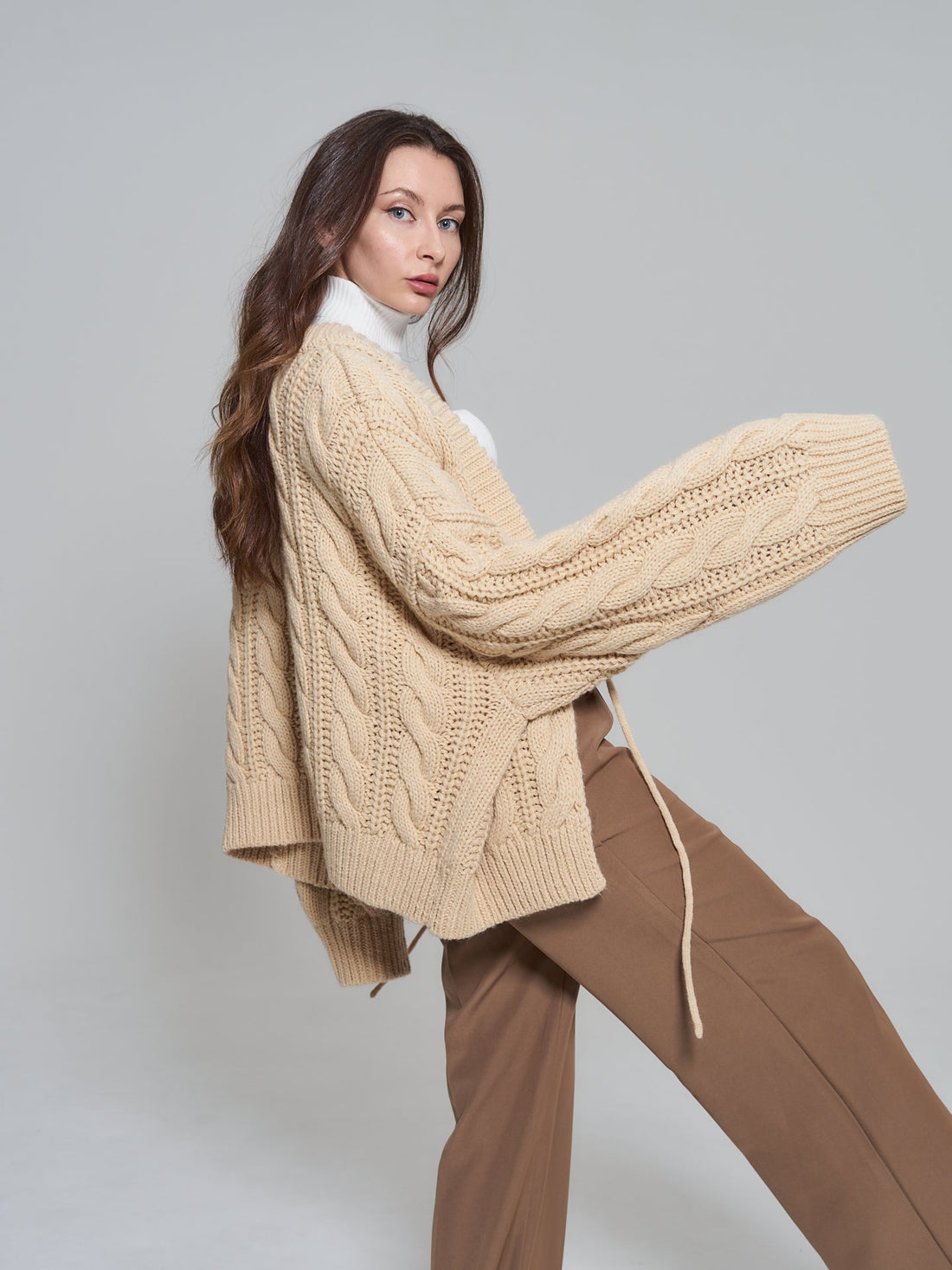 knit over cardigan
