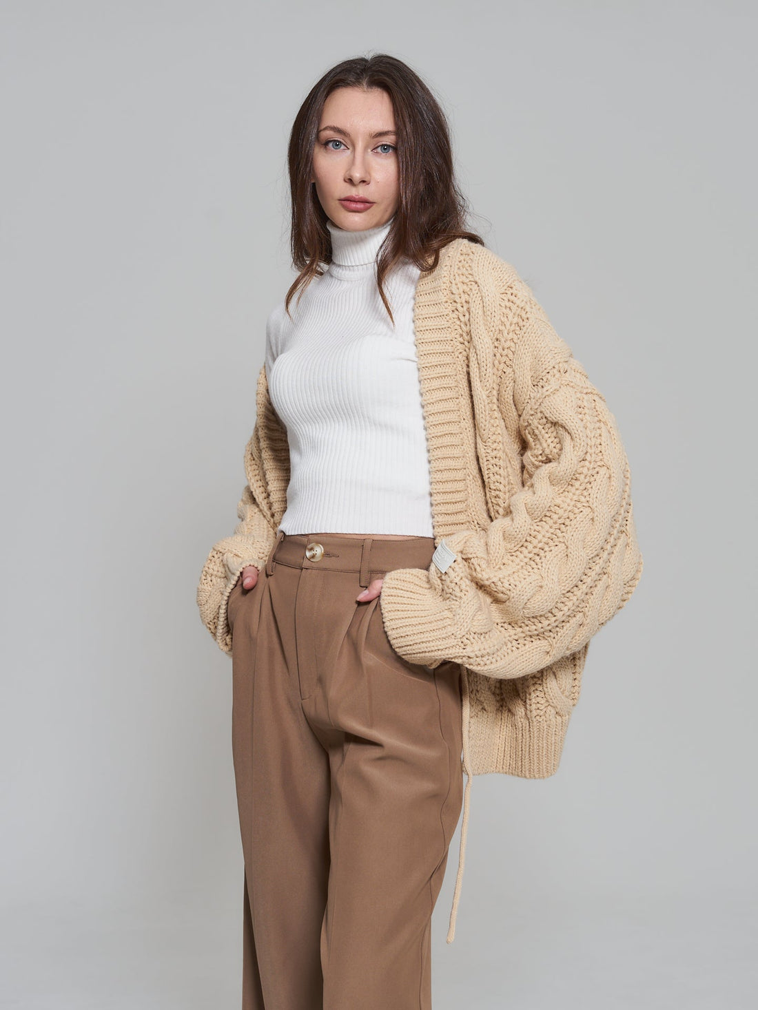 knit over cardigan
