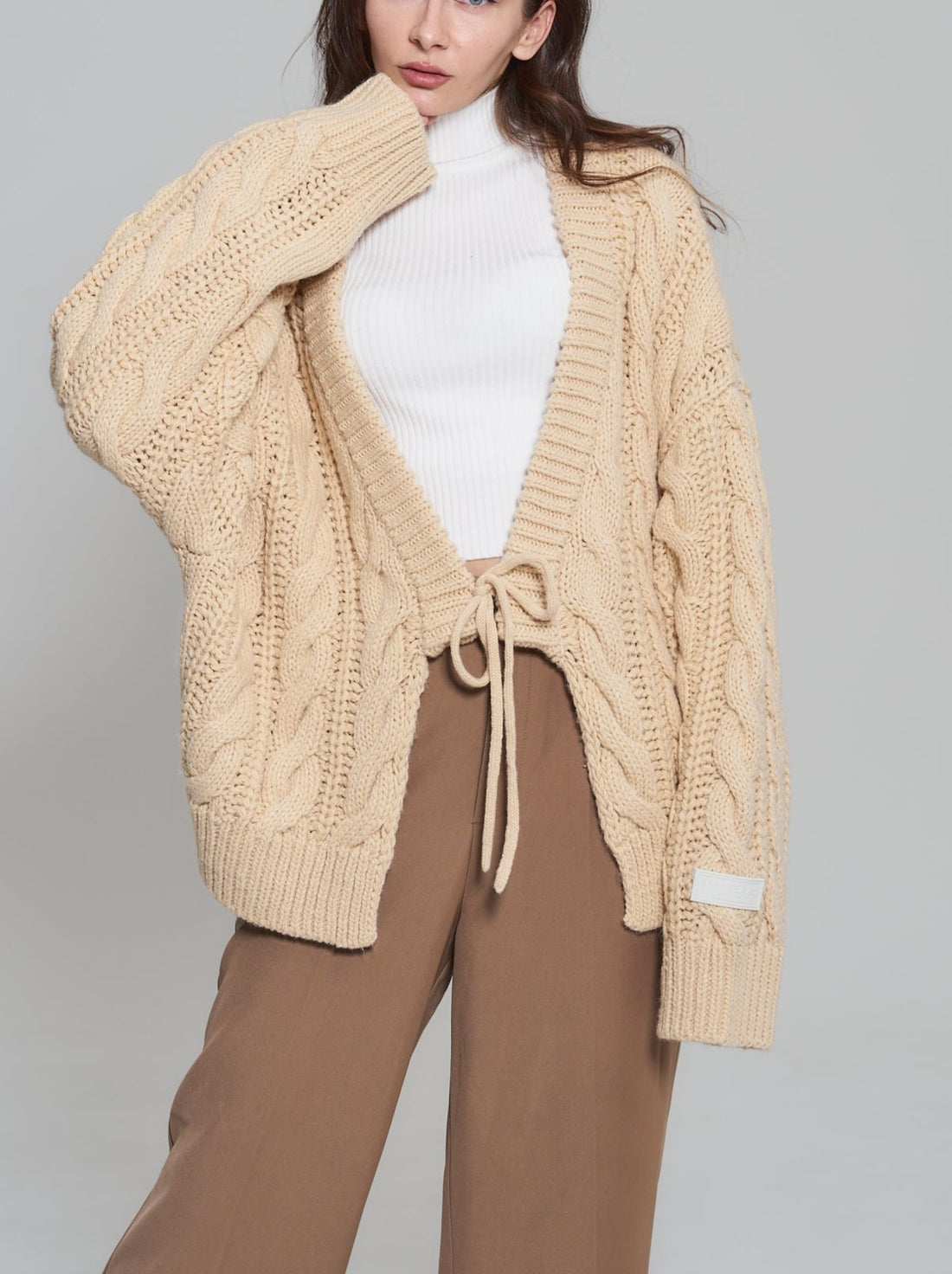 knit over cardigan