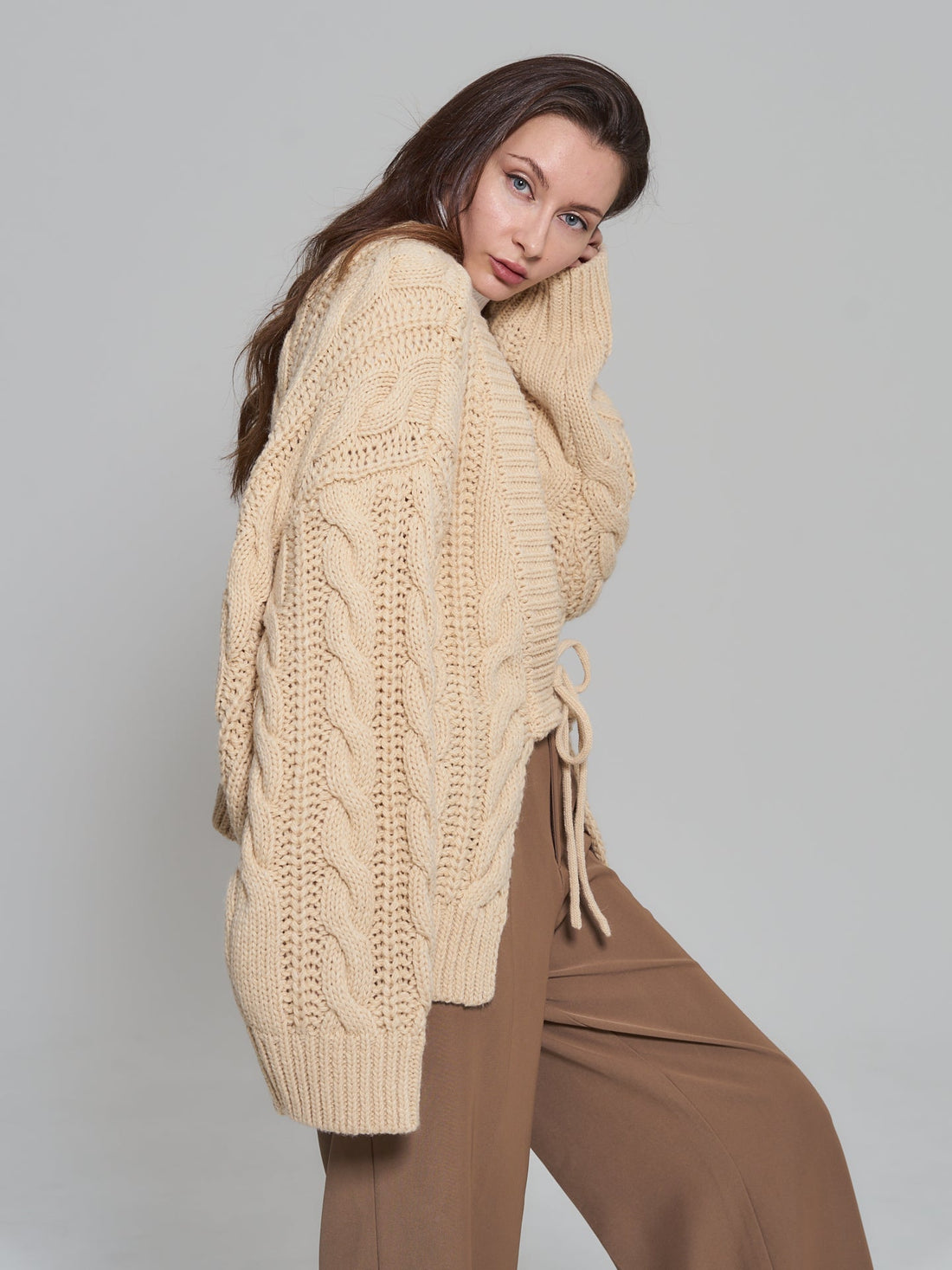 knit over cardigan