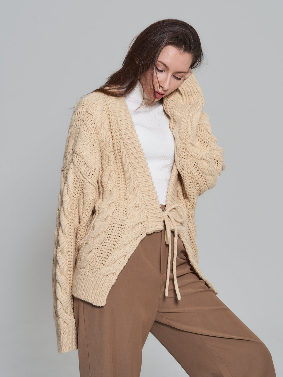 knit over cardigan