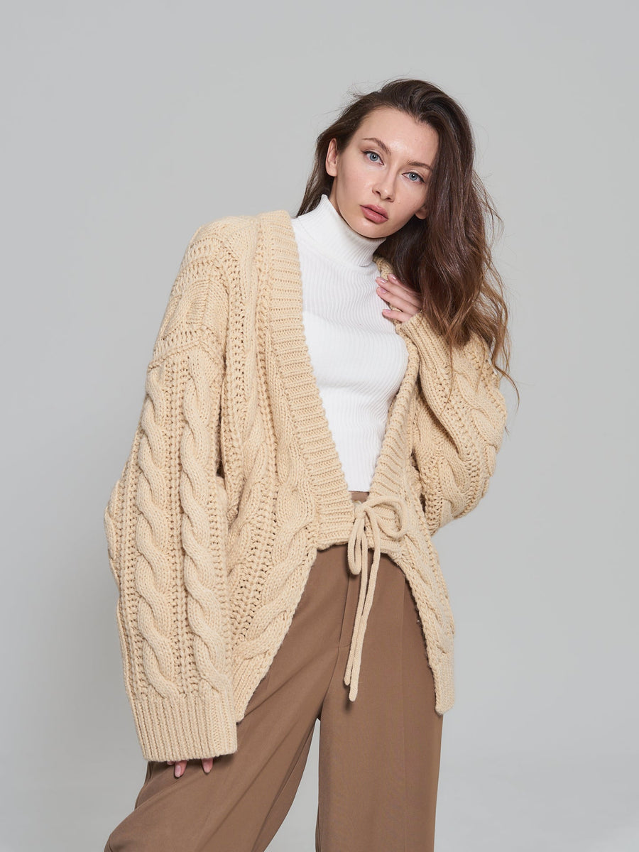 knit over cardigan