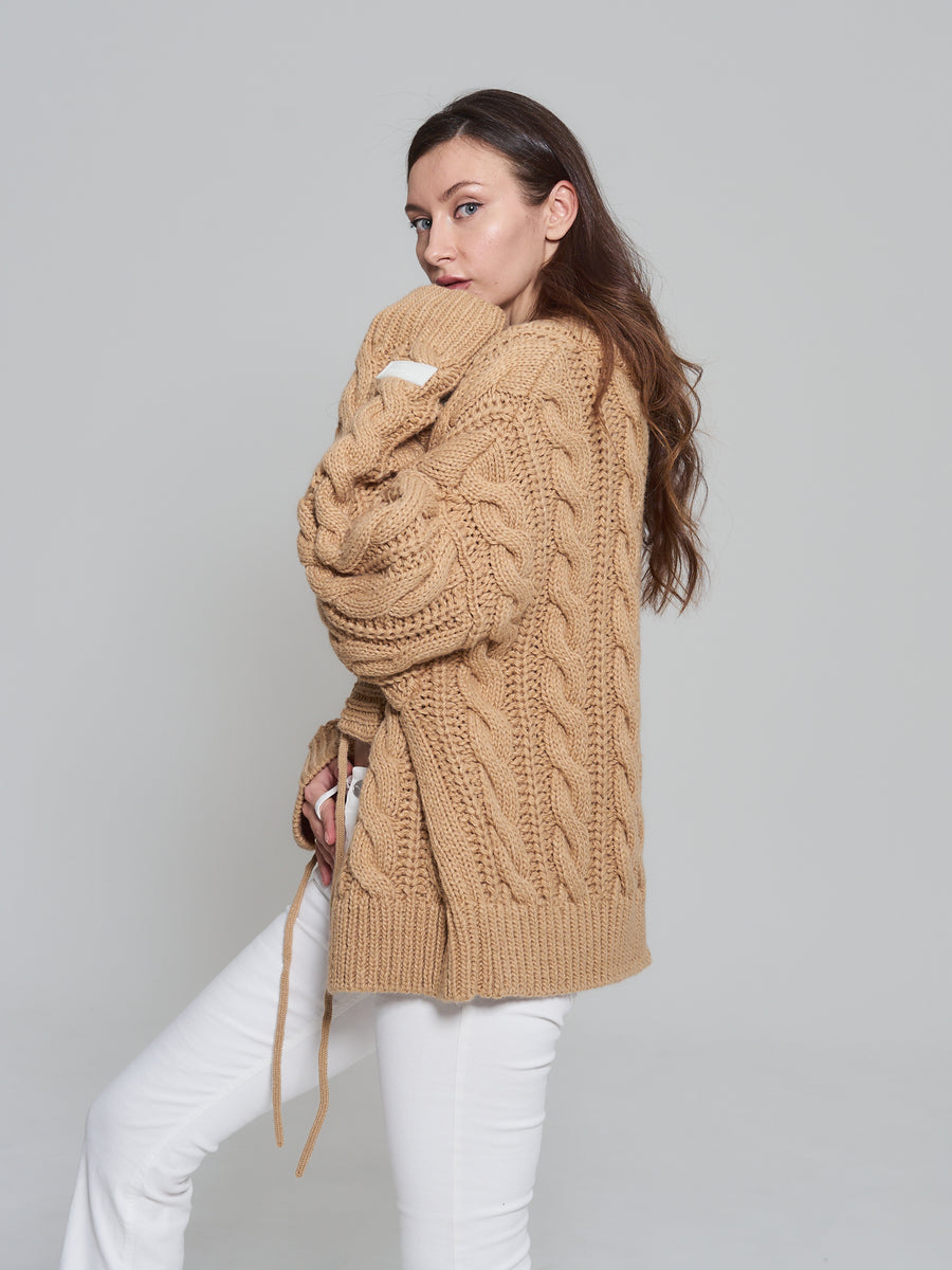 knit over cardigan