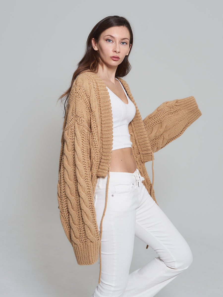 knit over cardigan
