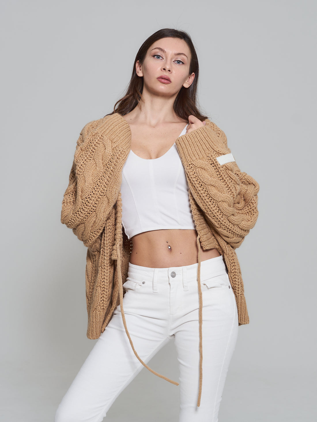 knit over cardigan