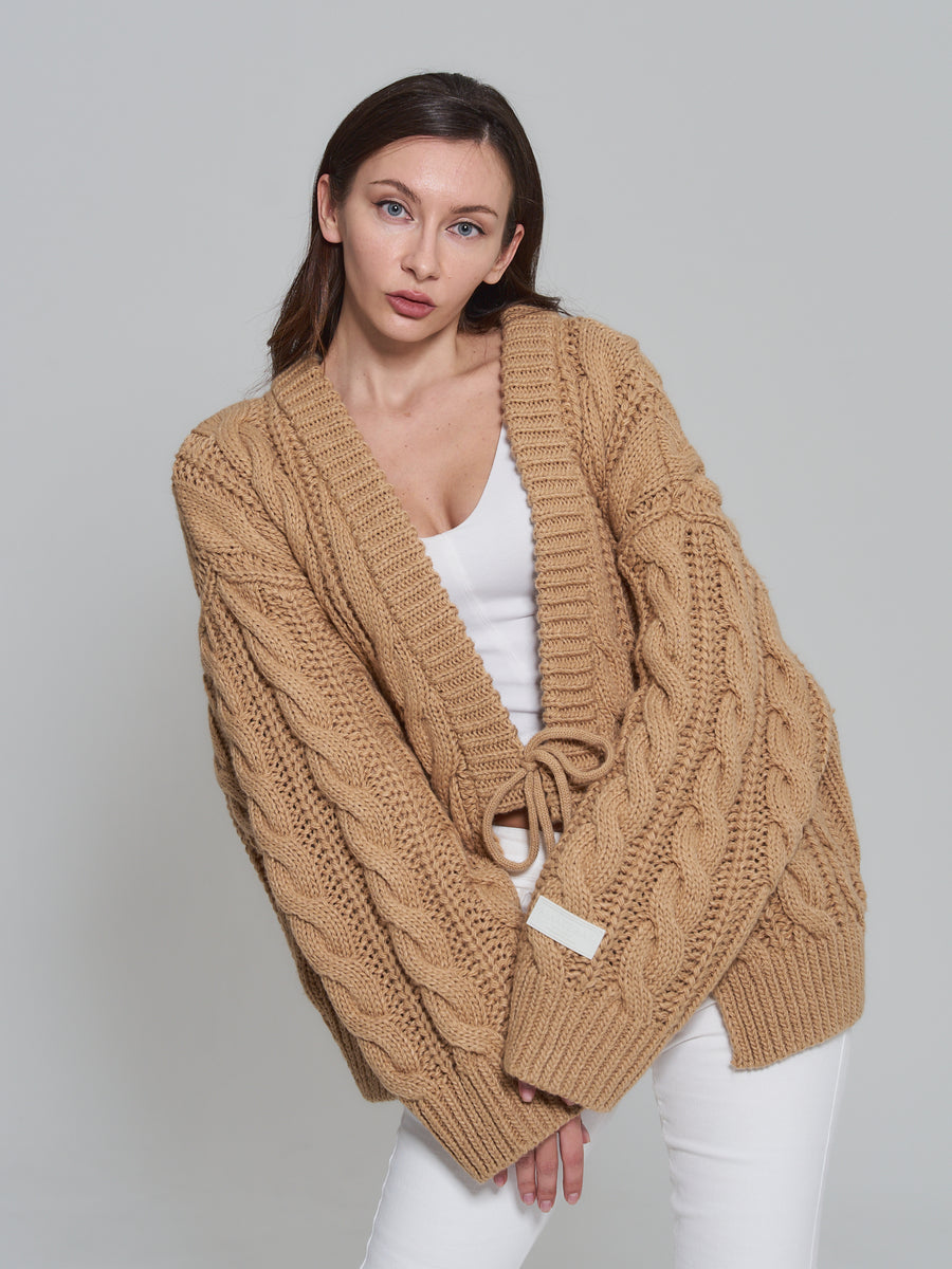 knit over cardigan