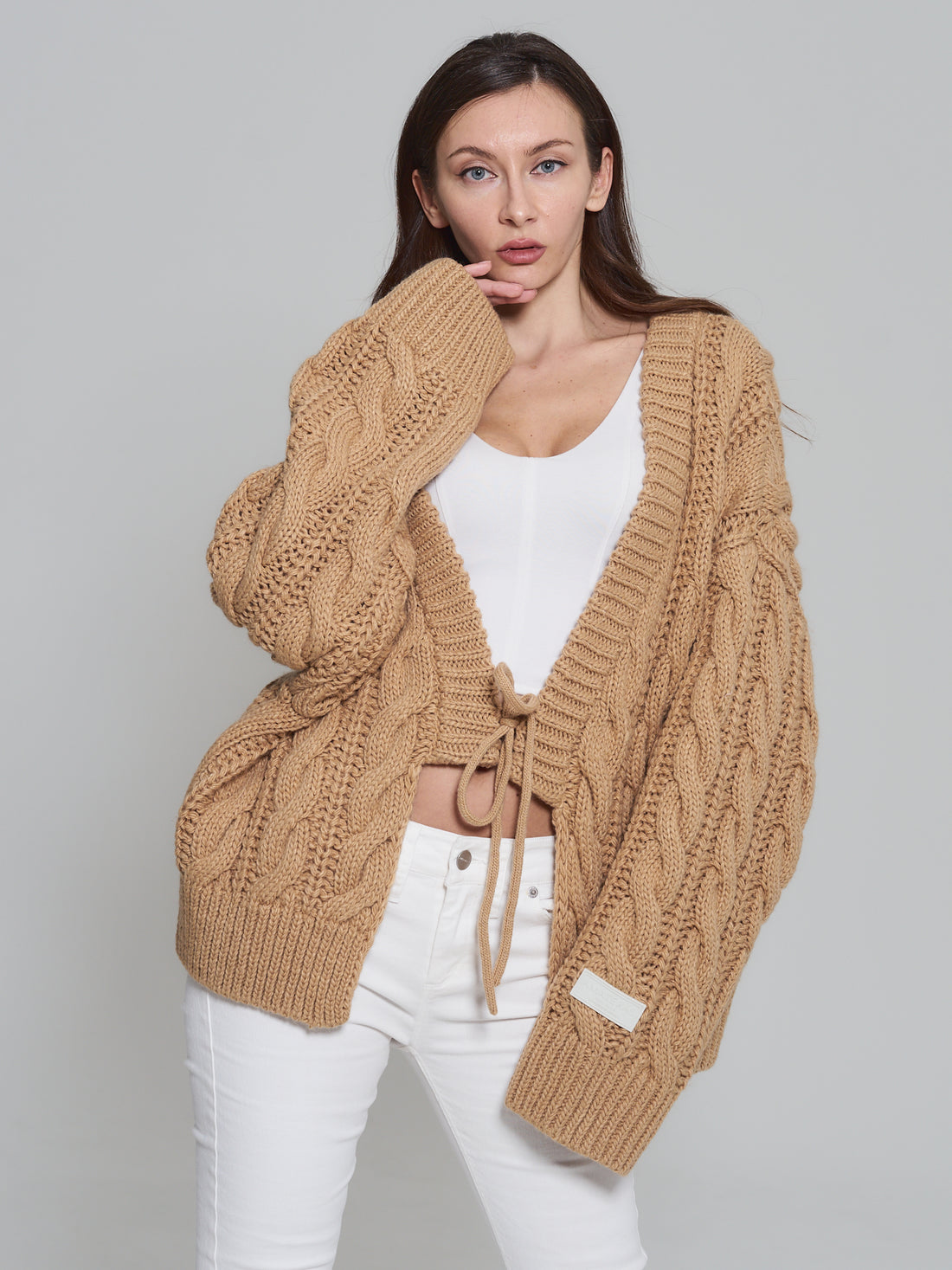 knit over cardigan