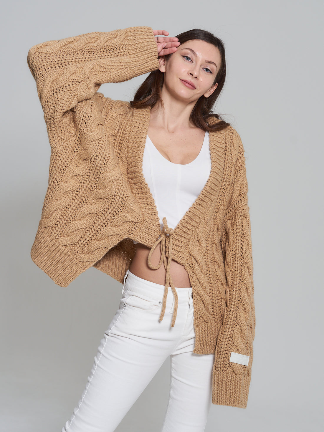 knit over cardigan