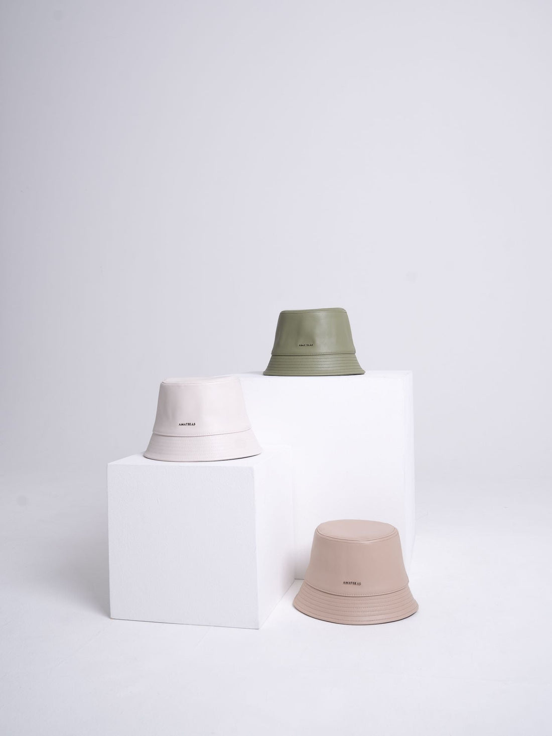 logo bucket hat / beige