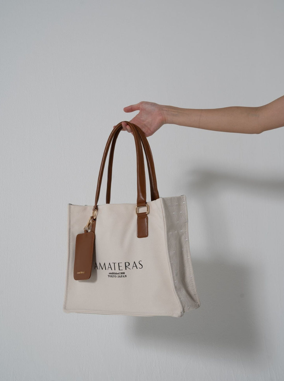 asanoha canvas bag mini※限定パスケース付