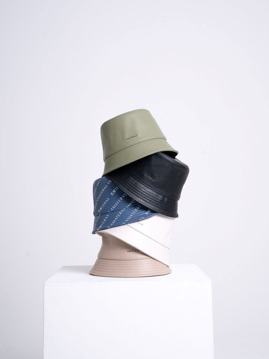 emblem bucket hat / blue logo
