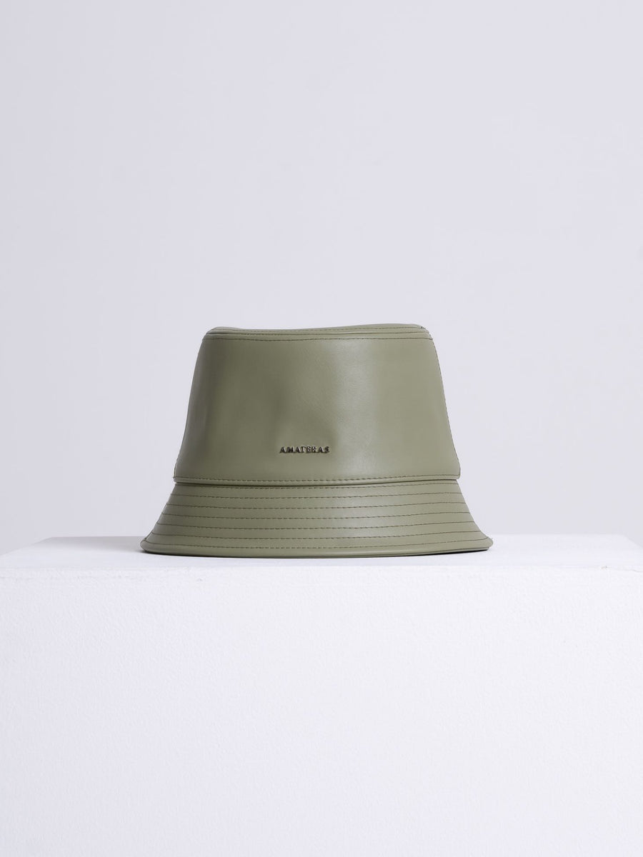 logo bucket hat / beige