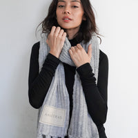 double tone winter scarf