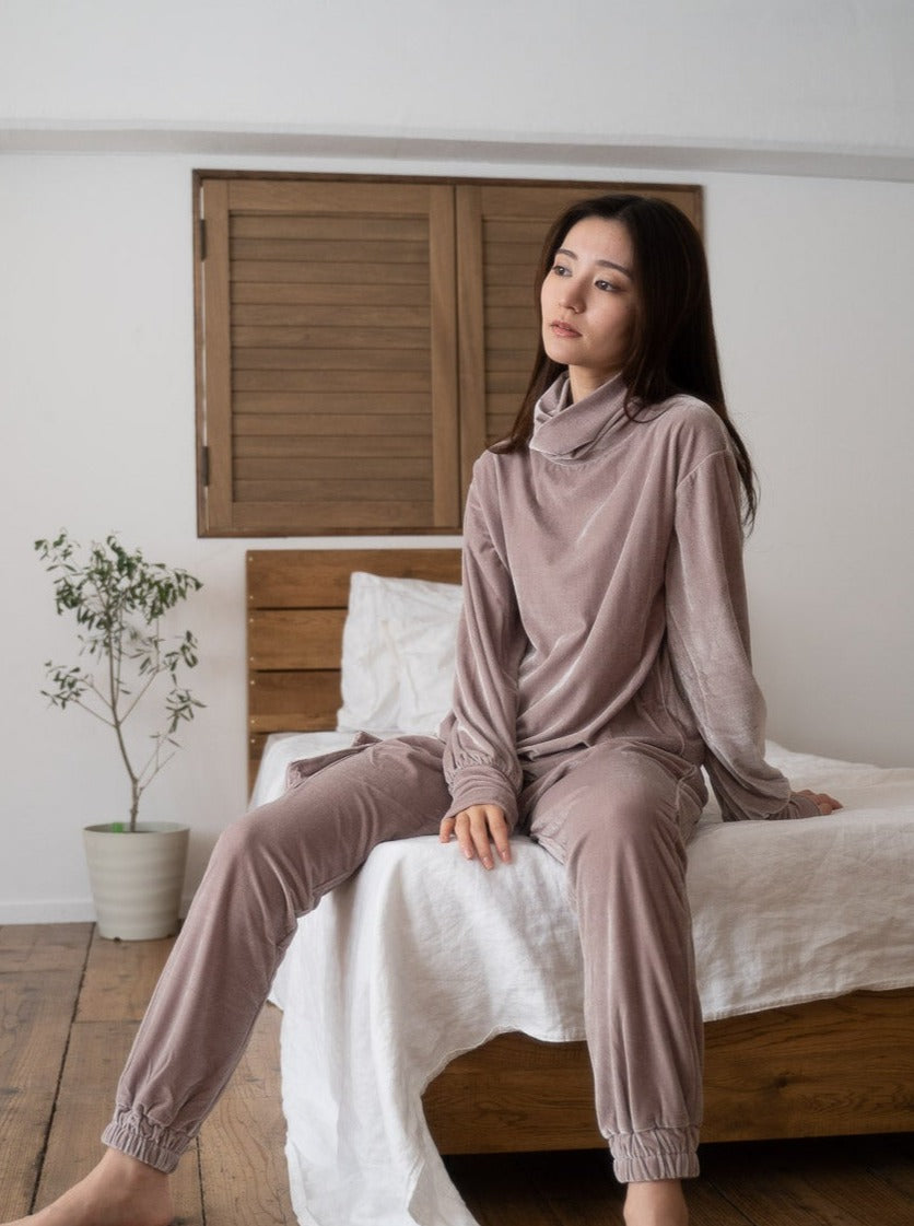 velour cargo lounge pants